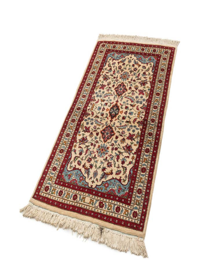 Detail image of  3' 2 x 5' 6  Hand Knotted Lahour Wool Rug