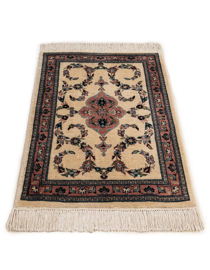 Detail image of  2' 1 x 3' 2  Hand Knotted Lahour Oriental Wool Rug