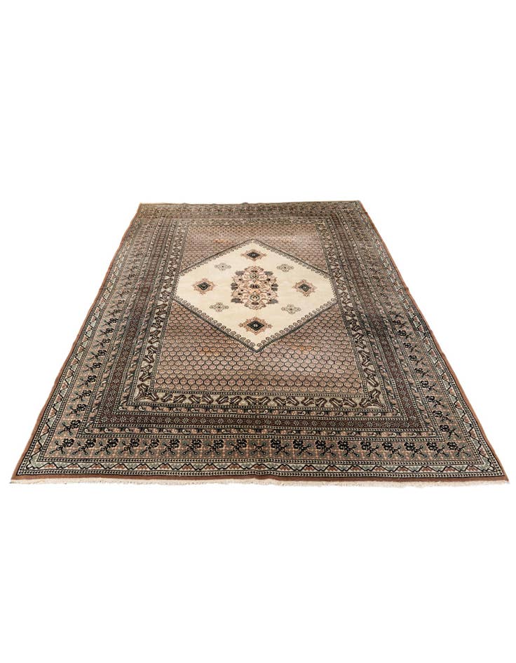 Detail image of  5' 7 x 7' 11  Hand Knotted Lahour Oriental Wool Rug