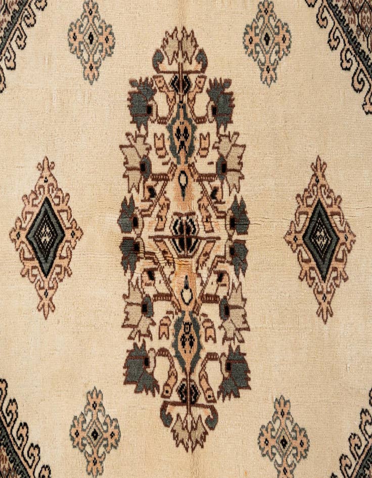 Detail image of  5' 7 x 7' 11  Hand Knotted Lahour Oriental Wool Rug