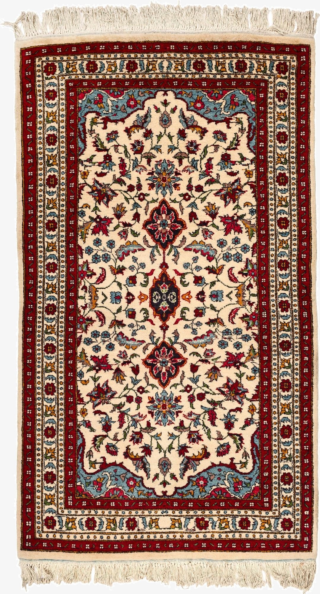  3' 2 x 5' 6  Hand Knotted Lahour Wool Rug