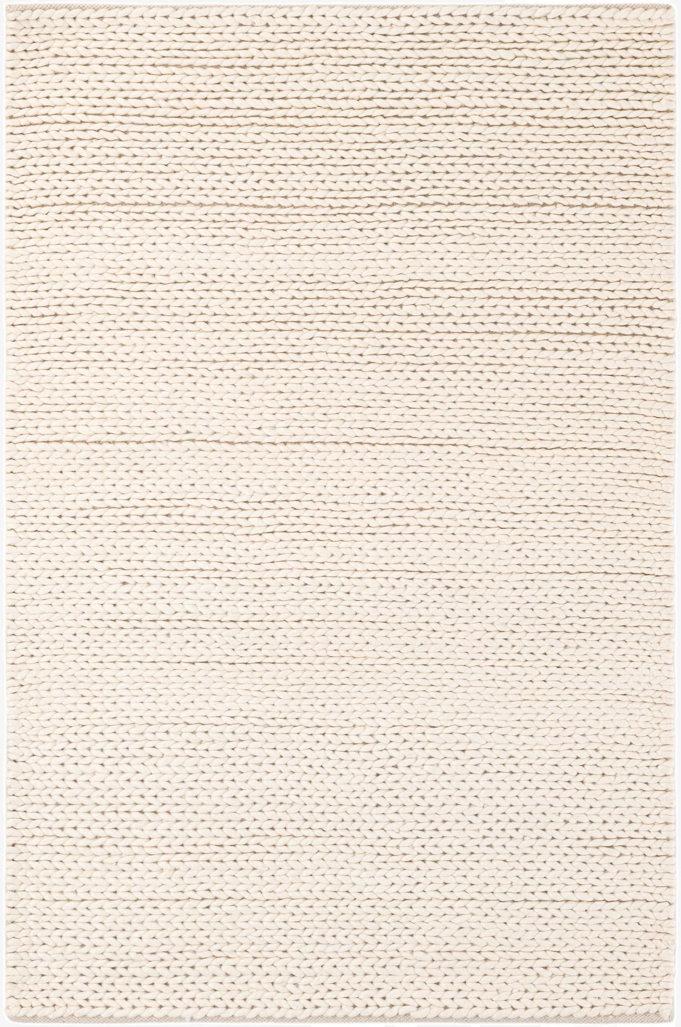  4' 1 x 6' 1  Hand Woven Lana New Zealand Wool Rug