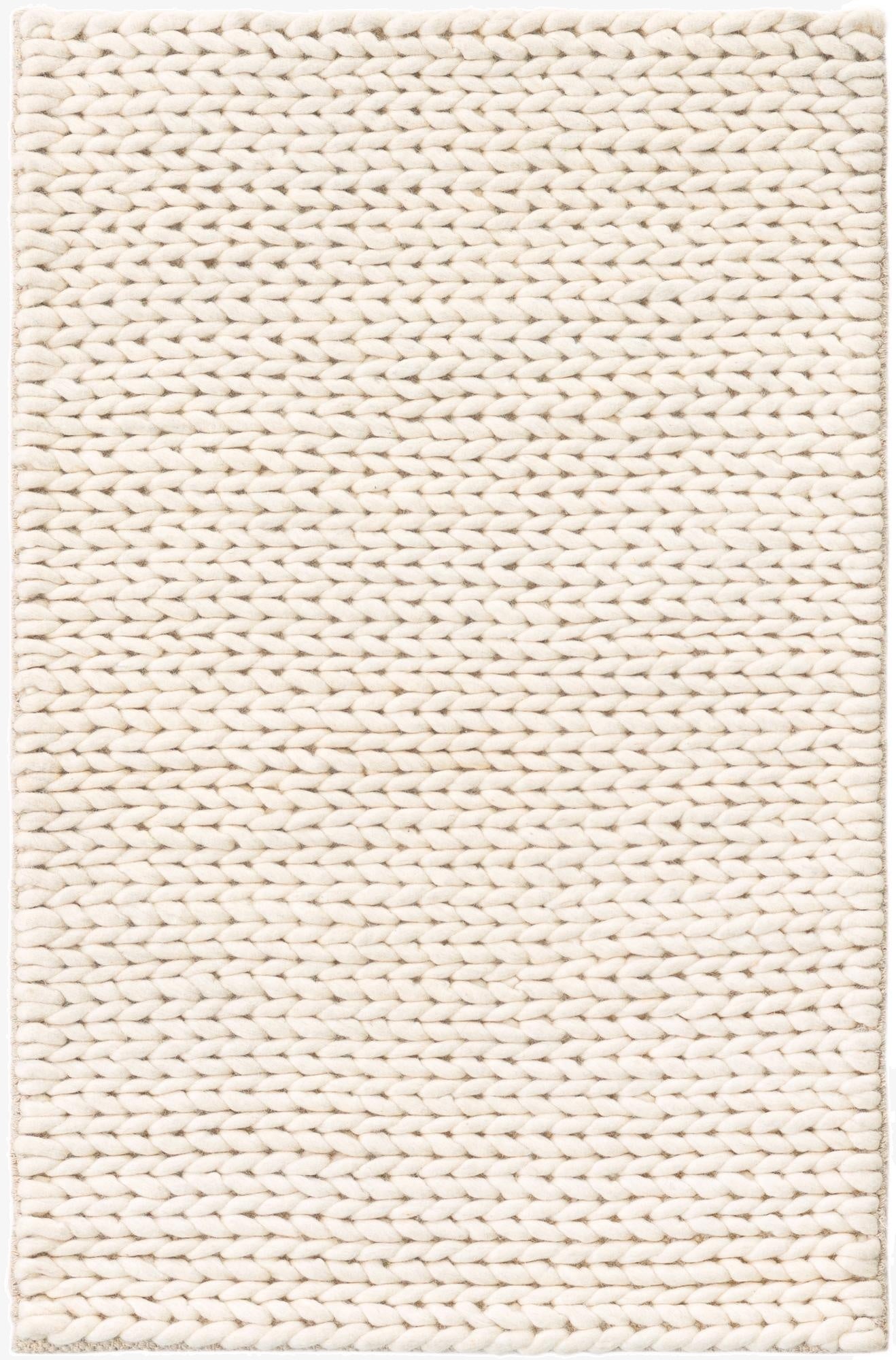  2' x 3' 1  Hand Woven Lana New Zealand Wool Rug