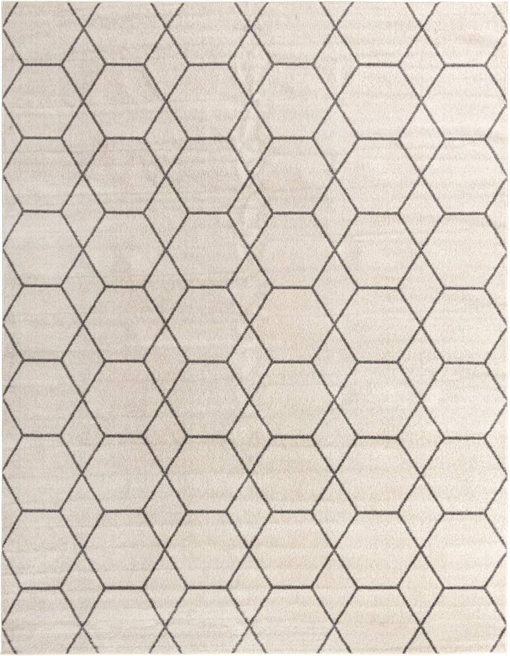 Detail image of  9' x 12' Lattice Frieze Rug
