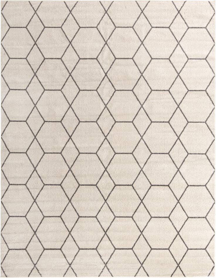 Detail image of  4' x 6' Lattice Frieze Rug