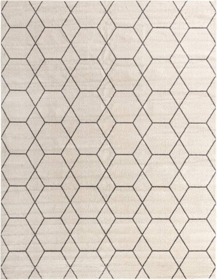 Detail image of  10' x 14' Lattice Frieze Rug