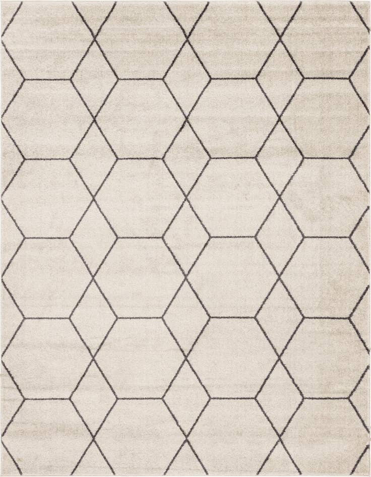 Detail image of  7' x 10' Lattice Frieze Rug