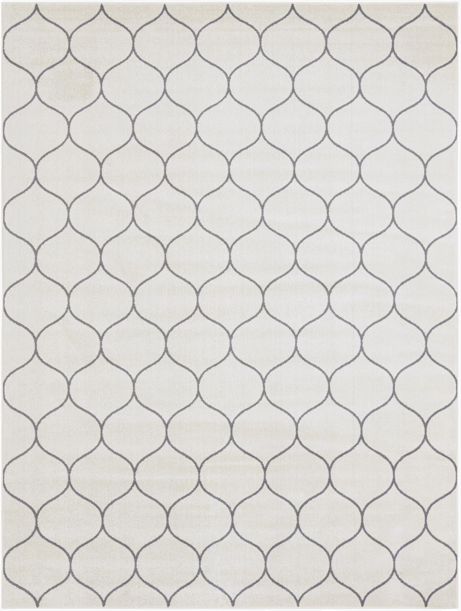  10' x 13' Lattice Frieze Rug