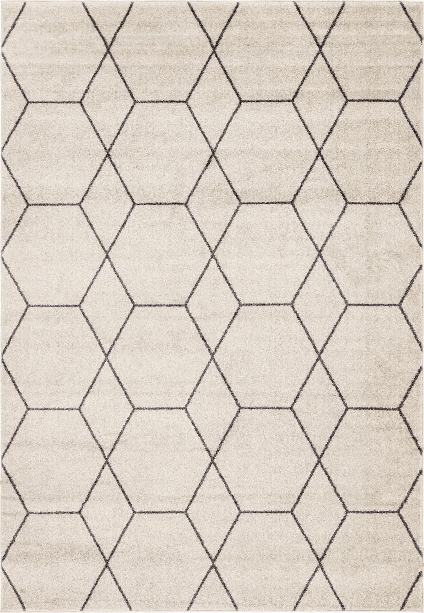  7' x 10' Lattice Frieze Rug