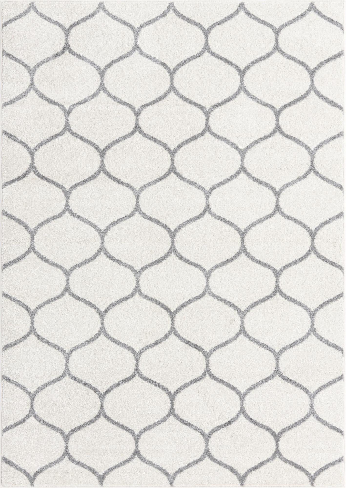  7' x 10' Lattice Frieze Rug