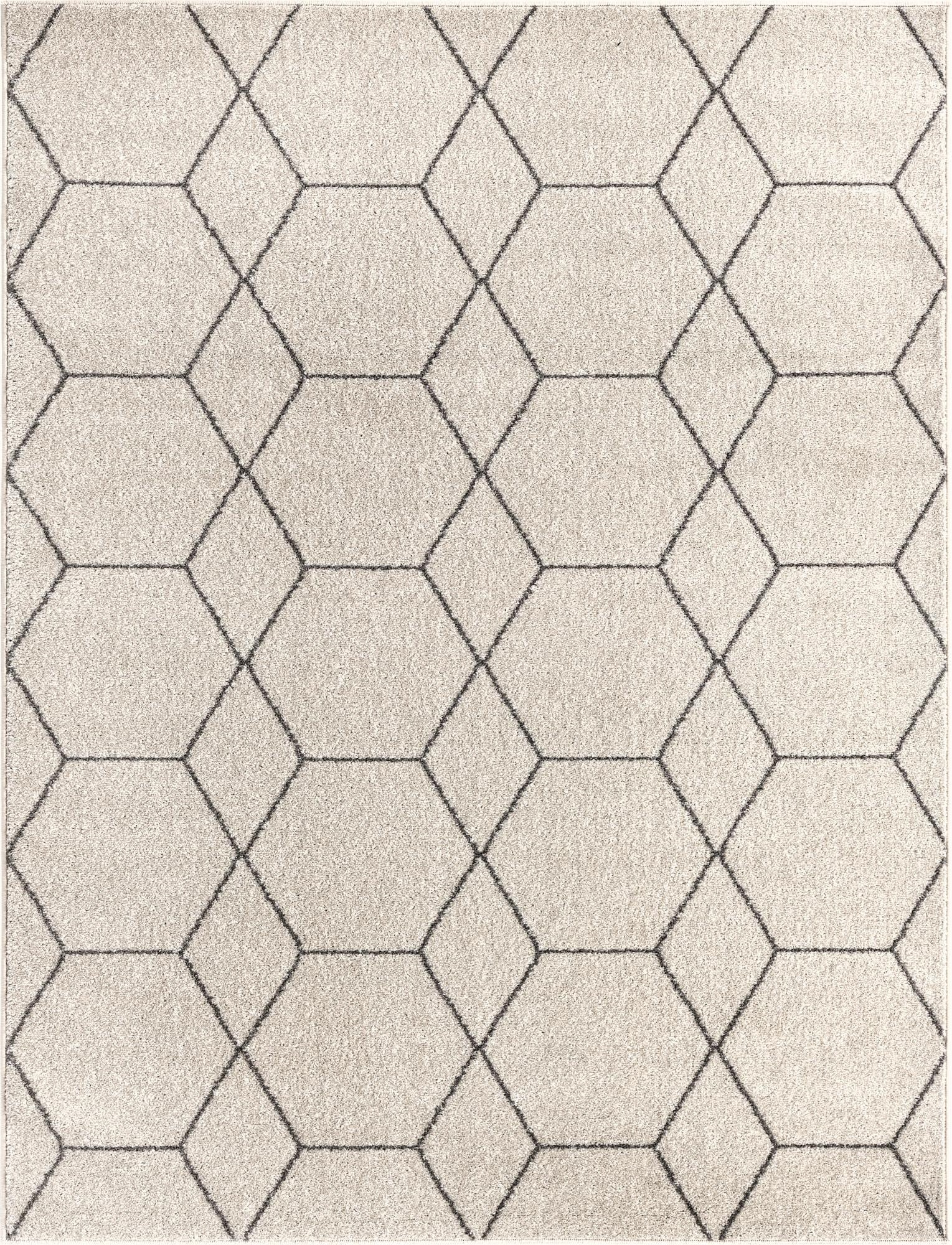  10' x 13' Lattice Frieze Rug