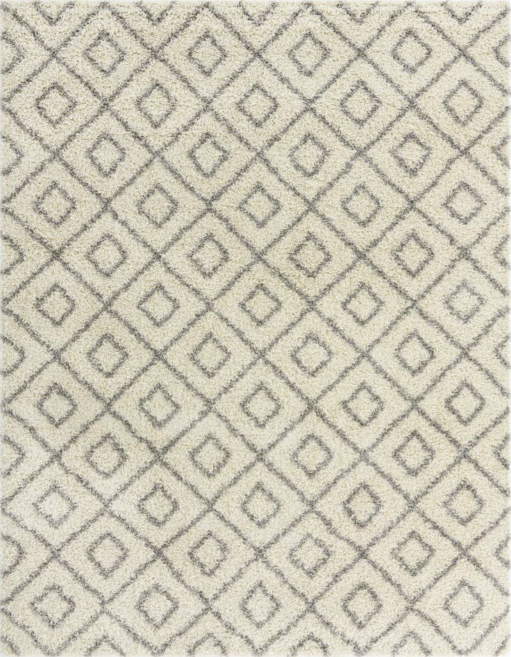 Detail image of  9' x 12' Lattice Shag Rug