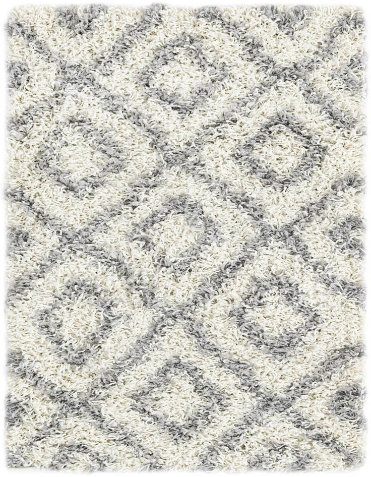 Detail image of  2' x 3' Lattice Shag Rug
