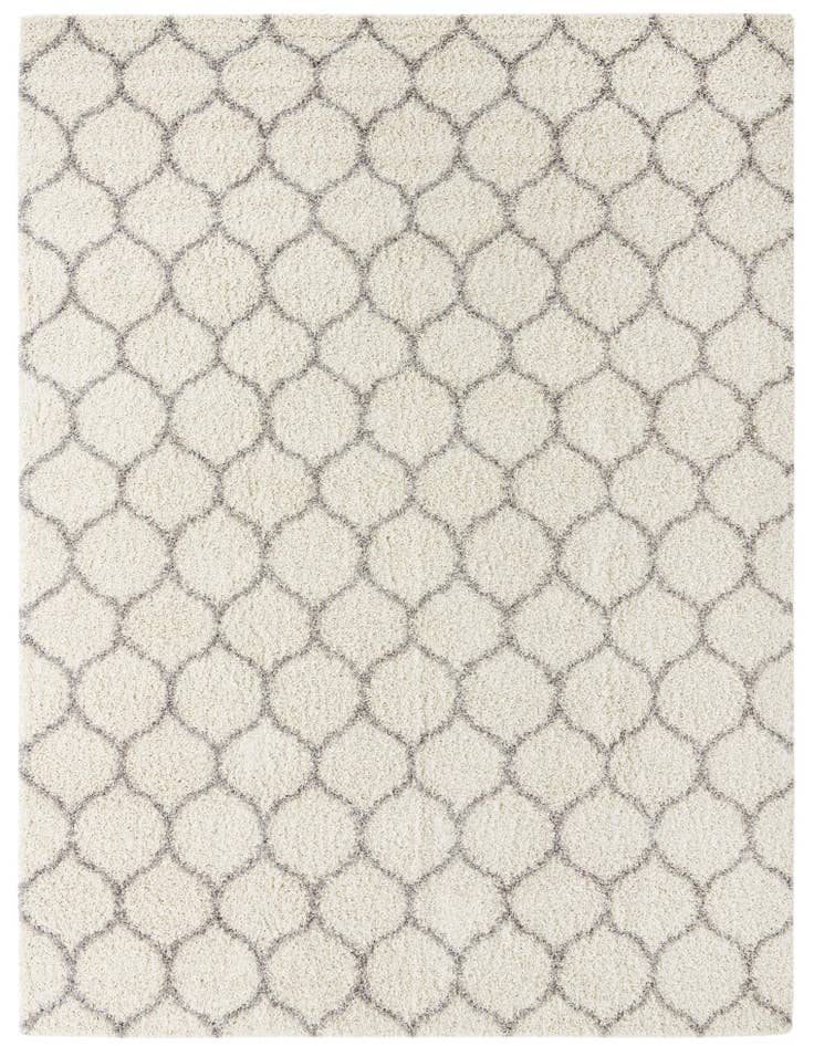 Detail image of  10' 8 x 14' Lattice Shag Rug