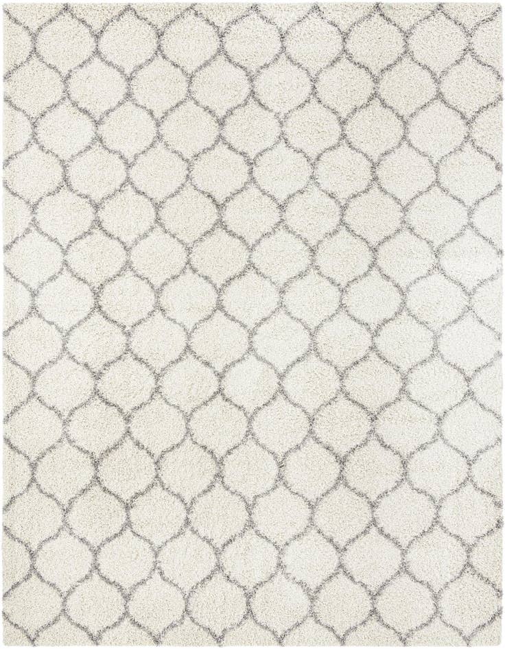 Detail image of  10' x 13' Lattice Shag Rug