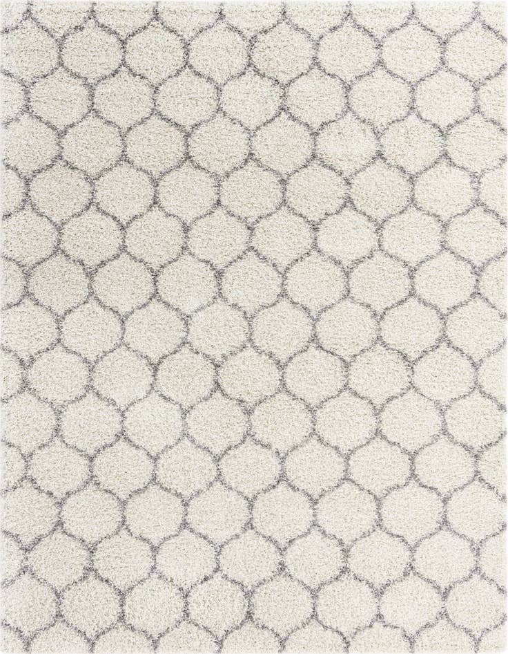 Detail image of  9' x 12' Lattice Shag Rug