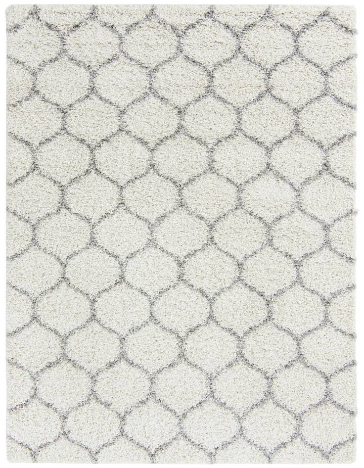 Detail image of  6' x 9' Lattice Shag Rug