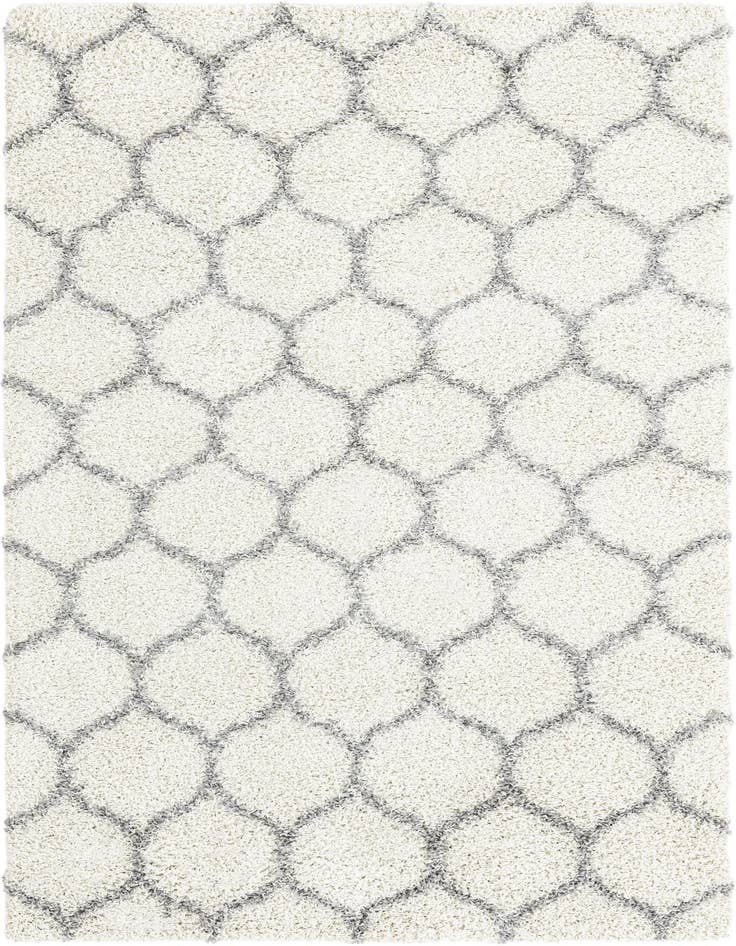Detail image of  5' 3 x 8' Lattice Shag Rug