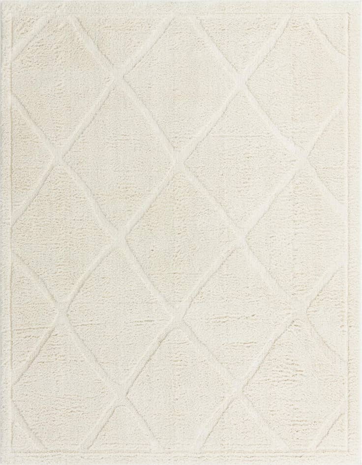 Detail image of  10' x 13' Lattice Shag Rug