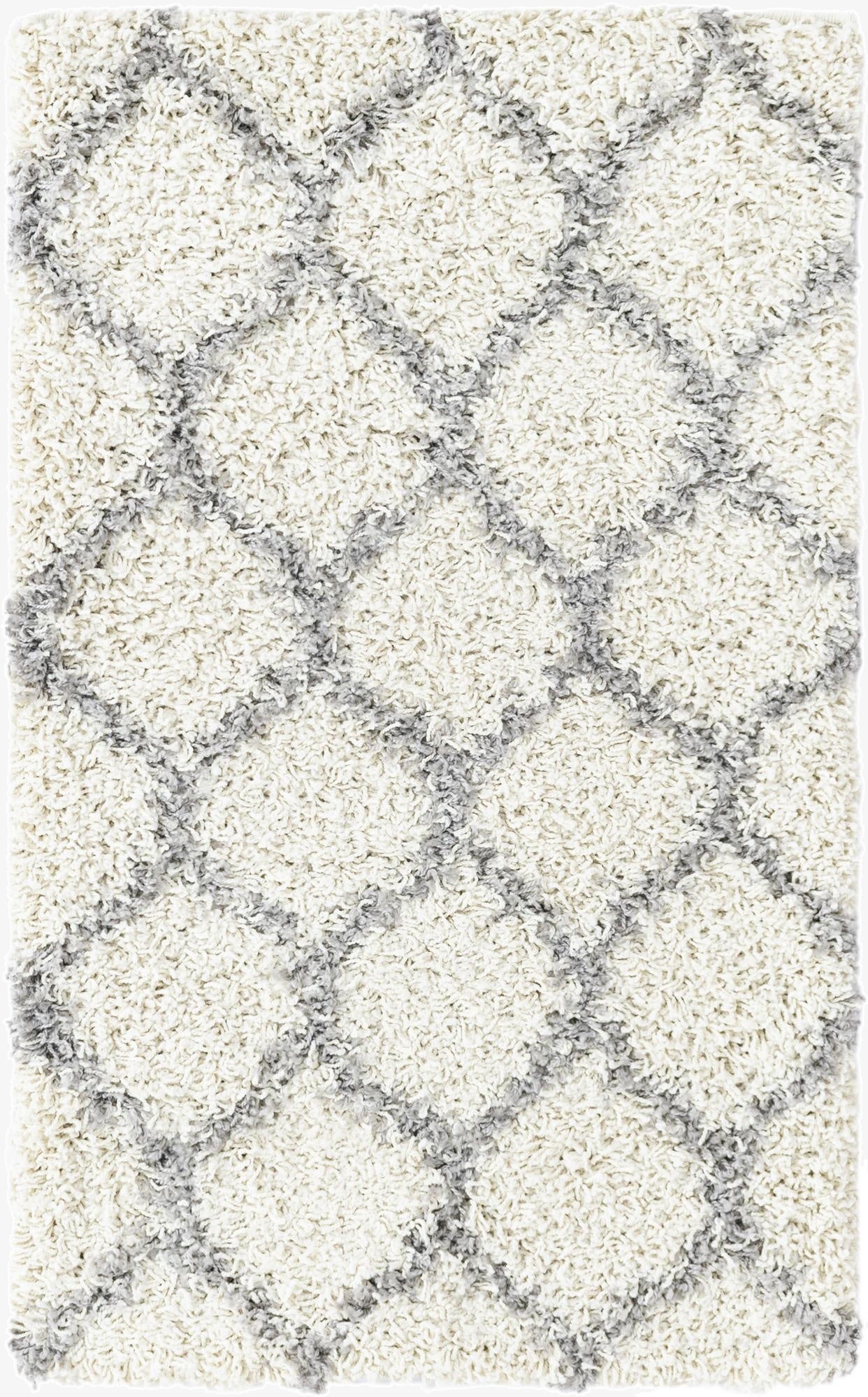  2' x 3' Lattice Shag Rug