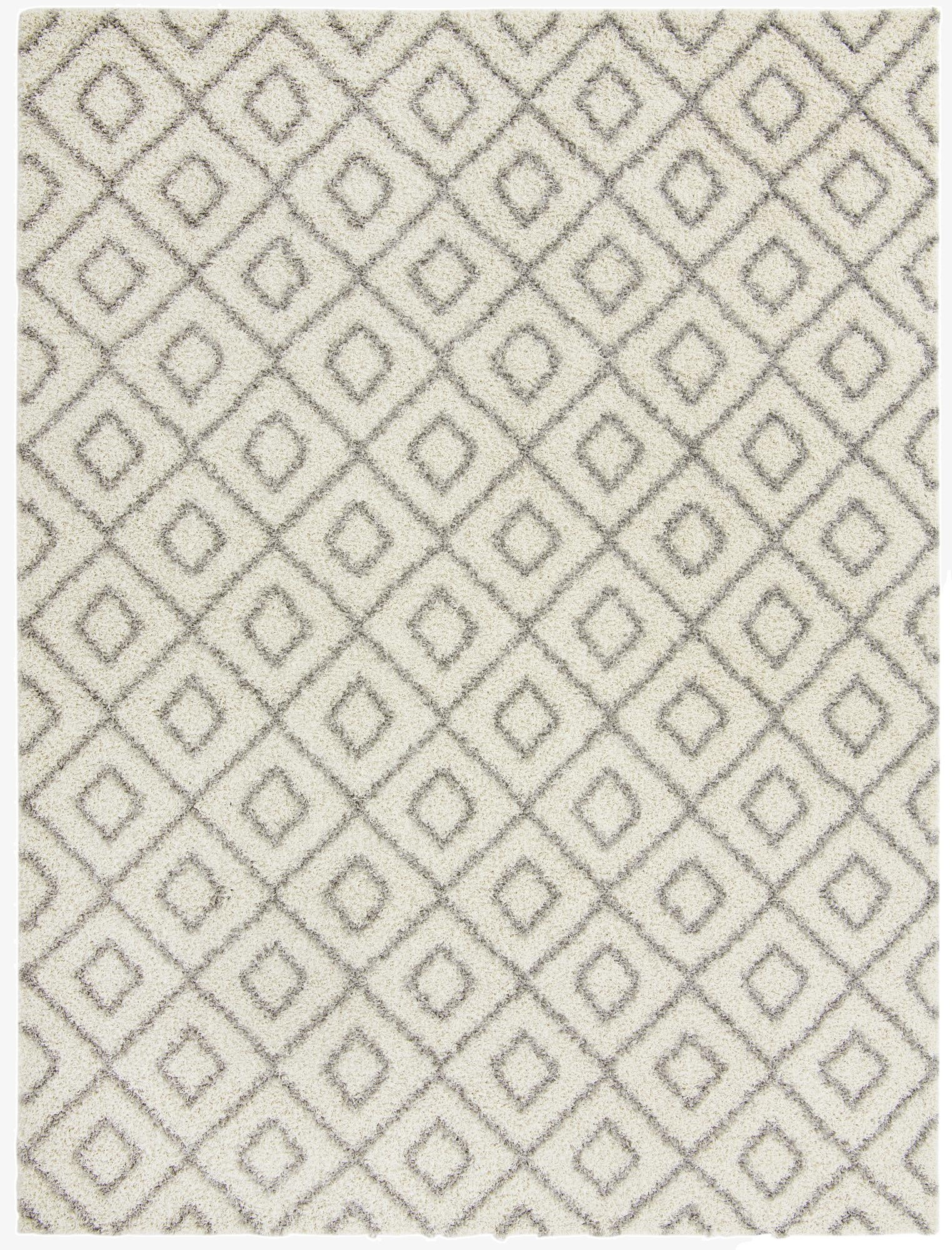  10' x 13' Lattice Shag Rug
