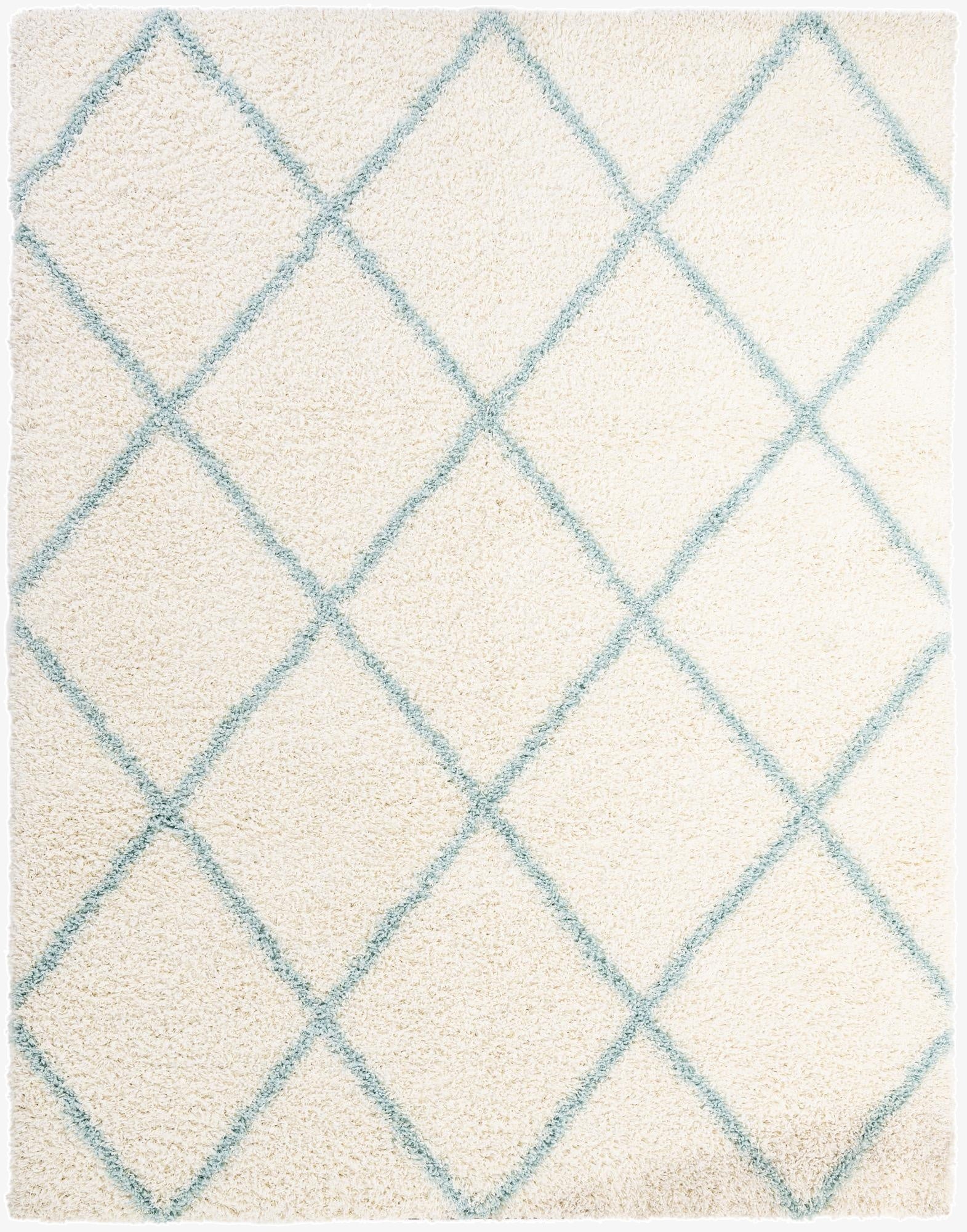  8' x 10' 3 Lattice Shag Rug