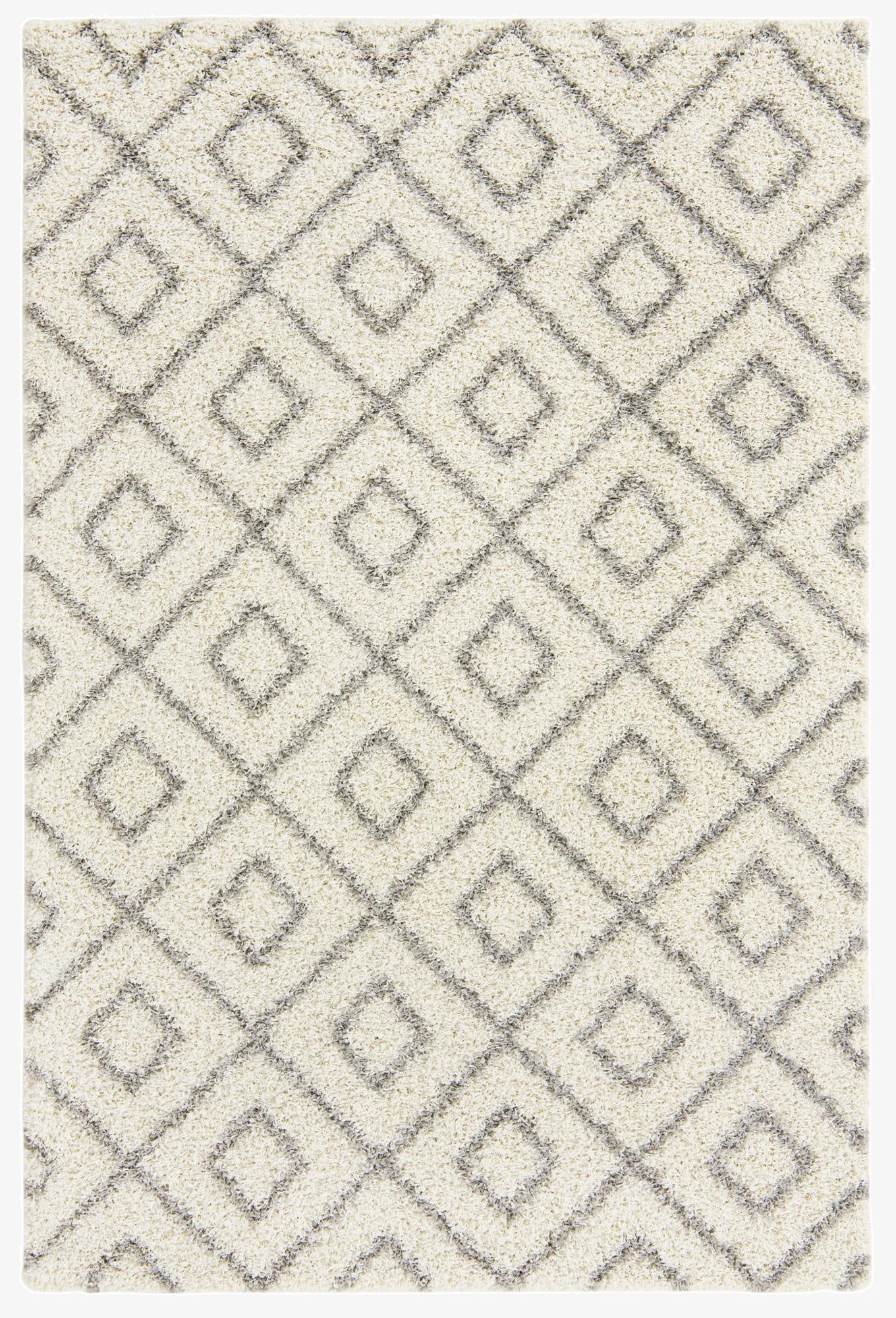  6' x 9' Lattice Shag Rug
