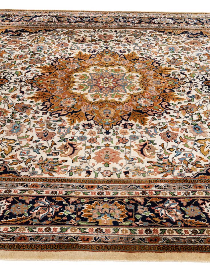 Detail image of  8' 2 x 11' 5  Hand Knotted Mashad Oriental Wool Rug