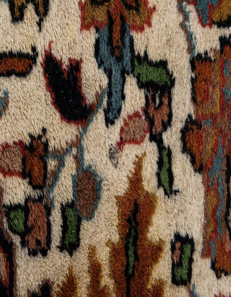 Detail image of  8' 2 x 11' 5  Hand Knotted Mashad Oriental Wool Rug