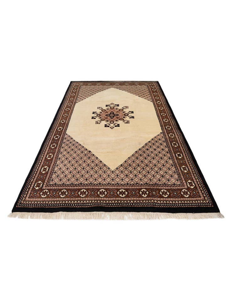 Detail image of  6' 7 x 10'  Hand Knotted Memeih Wool Rug