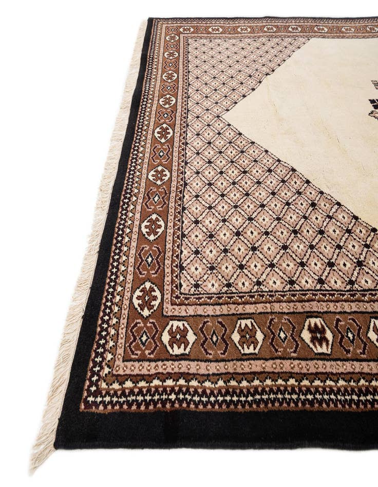 Detail image of  6' 7 x 10'  Hand Knotted Memeih Wool Rug