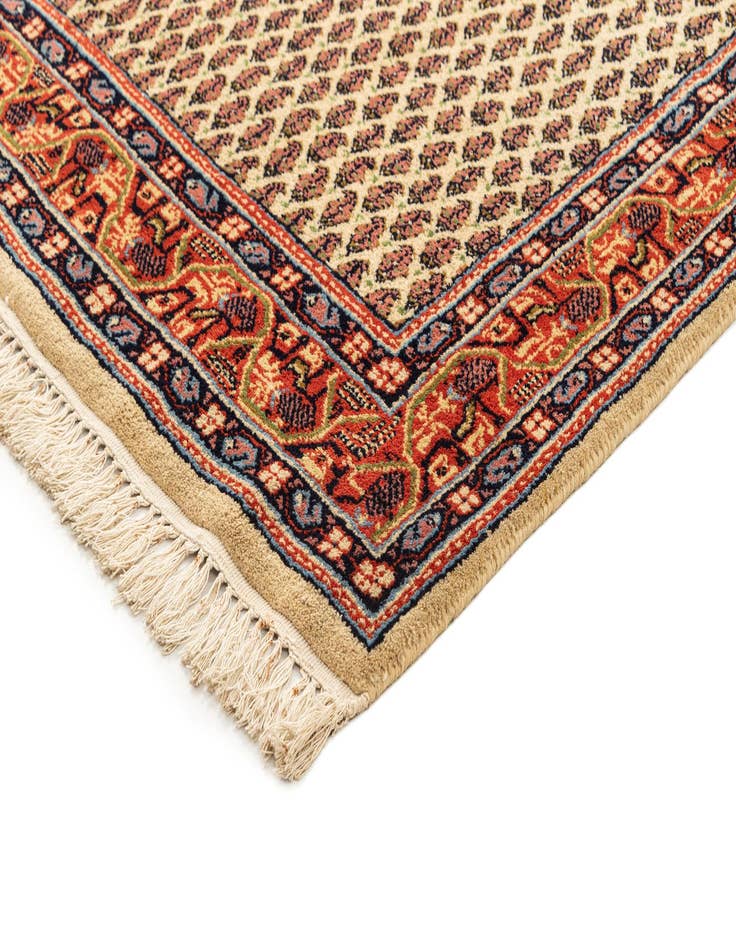 Detail image of  3' 5 x 5' 5  Hand Knotted Mir Wool Rug