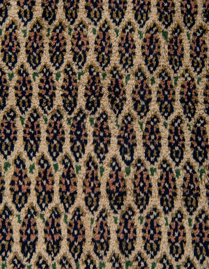 Detail image of  3' 1 x 5' 5  Hand Knotted Mir Wool Rug