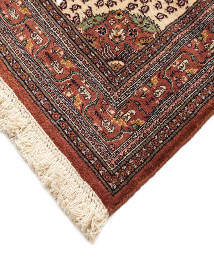 Detail image of  4' 3 x 6' 6  Hand Knotted Mir Oriental Wool Rug