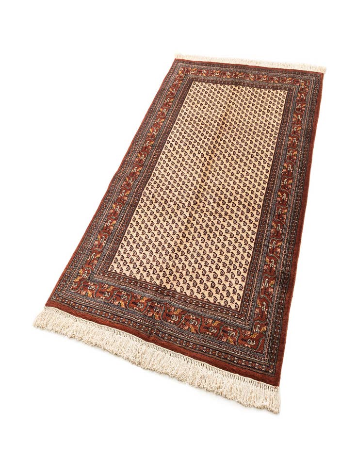 Detail image of  4' 2 x 6' 5  Hand Knotted Mir Oriental Wool Rug