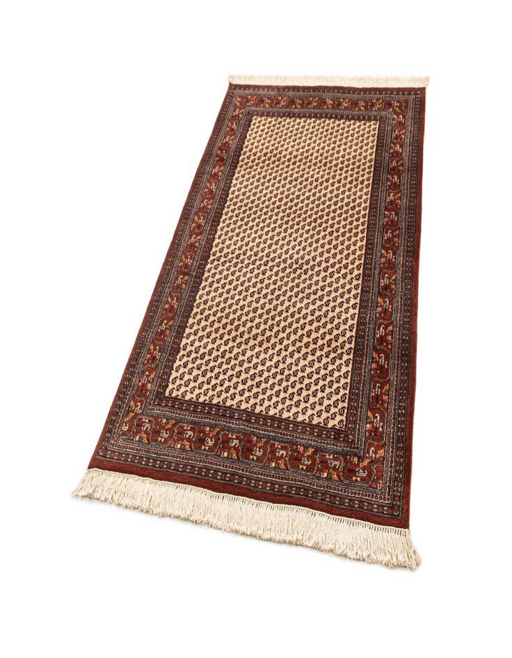 Detail image of  4' 2 x 6' 4  Hand Knotted Mir Wool Rug