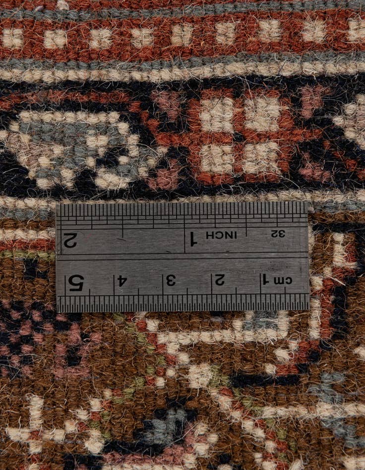 Detail image of  3' 11 x 5' 11  Hand Knotted Mir Wool Rug