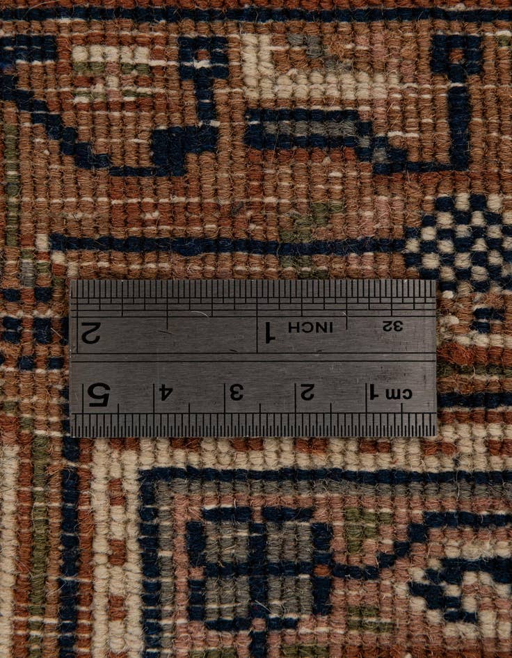 Detail image of  4' 1 x 5' 10  Hand Knotted Mir Wool Rug