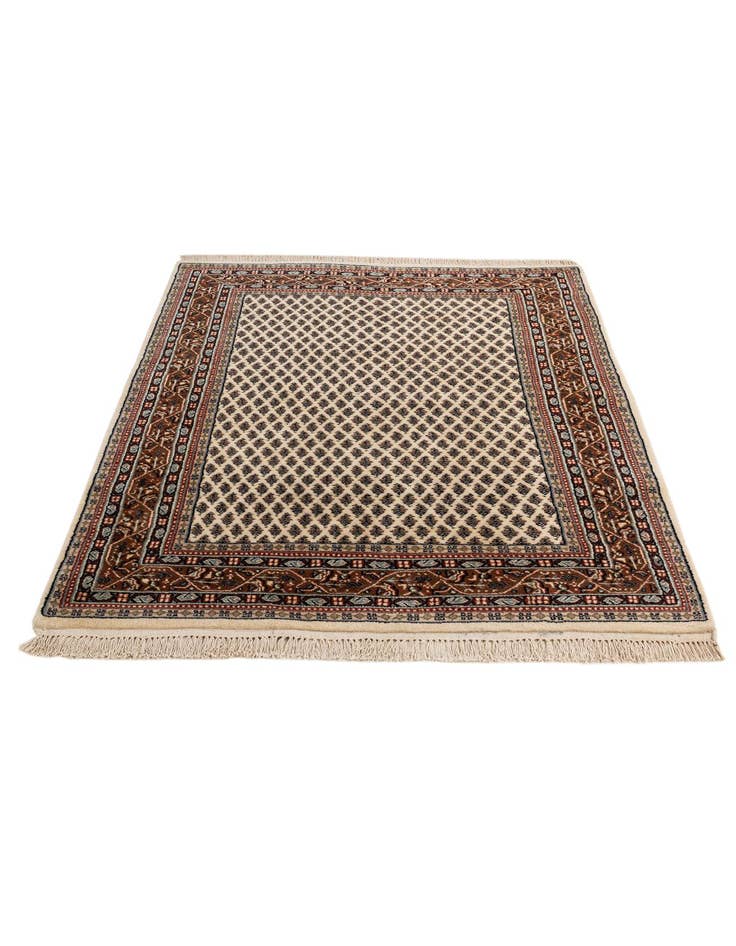 Detail image of  4' x 5' 10  Hand Knotted Mir Wool Rug