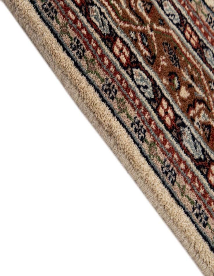 Detail image of  4' x 5' 10  Hand Knotted Mir Wool Rug