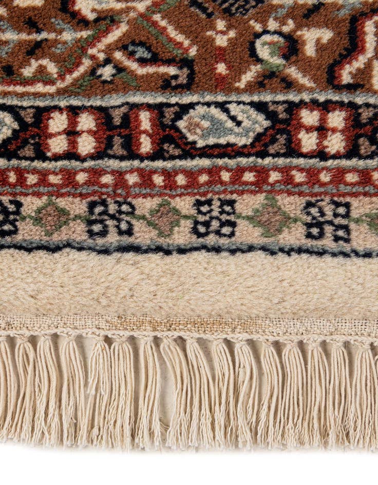 Detail image of  4' x 5' 10  Hand Knotted Mir Wool Rug