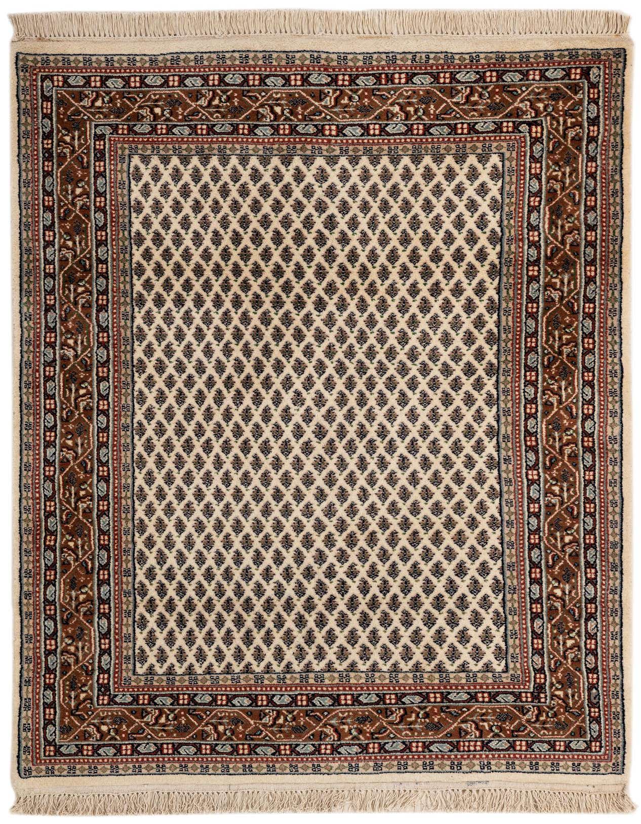 Primary image  4' x 5' 10  Hand Knotted Mir Wool Rug