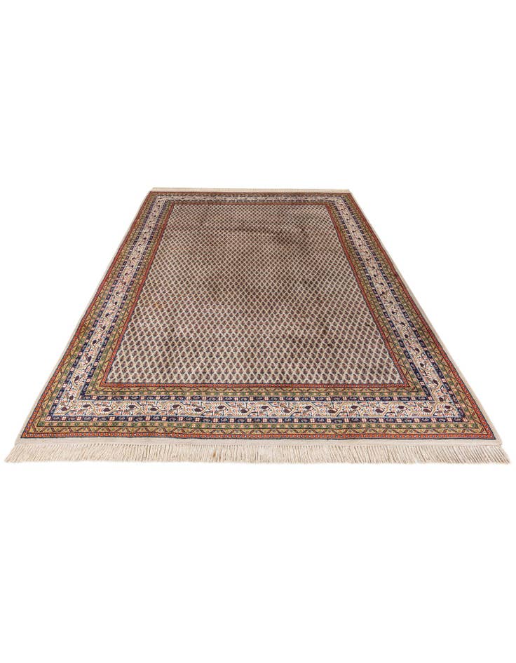 Detail image of  6' 8 x 9' 9  Hand Knotted Mir Wool Rug