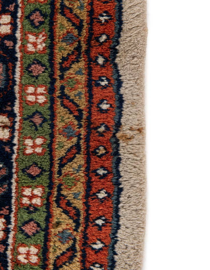 Detail image of  6' 8 x 9' 9  Hand Knotted Mir Wool Rug