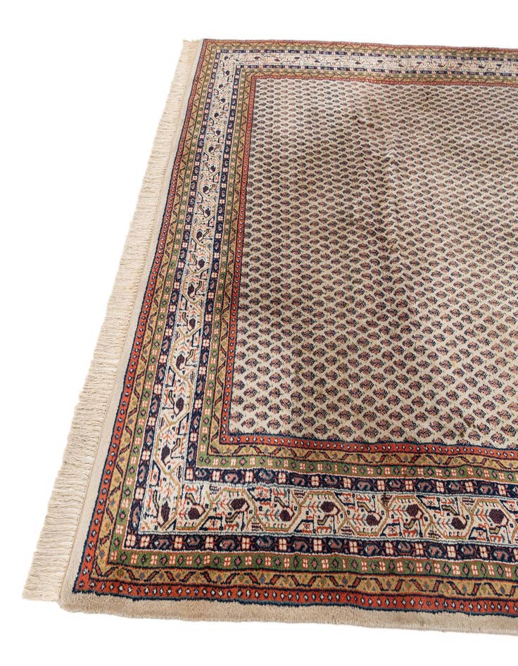 Detail image of  6' 8 x 9' 9  Hand Knotted Mir Wool Rug