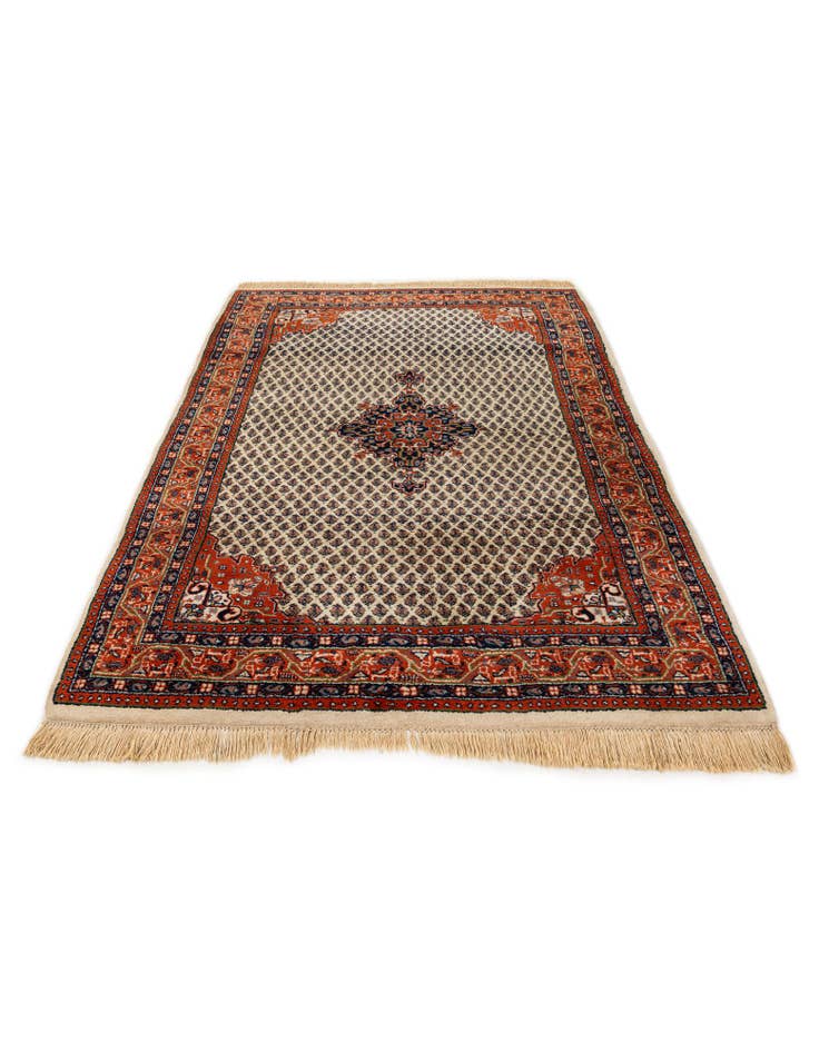 Detail image of  4' 2 x 6' 6  Hand Knotted Mir Wool Rug