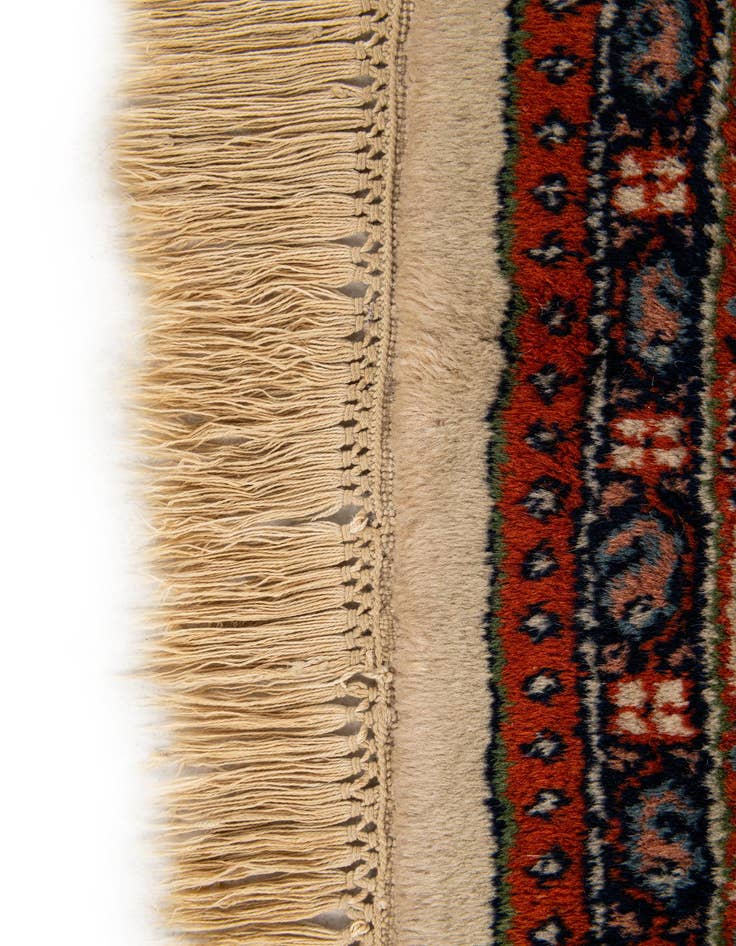 Detail image of  4' 2 x 6' 6  Hand Knotted Mir Wool Rug