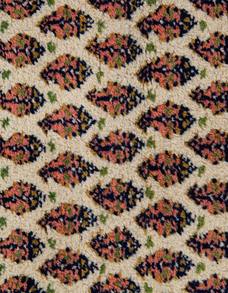 Detail image of  5' 10 x 8'  Hand Knotted Mir Wool Rug