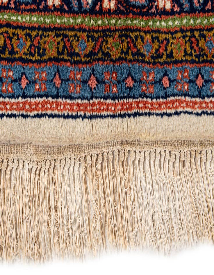 Detail image of  5' 10 x 8'  Hand Knotted Mir Wool Rug