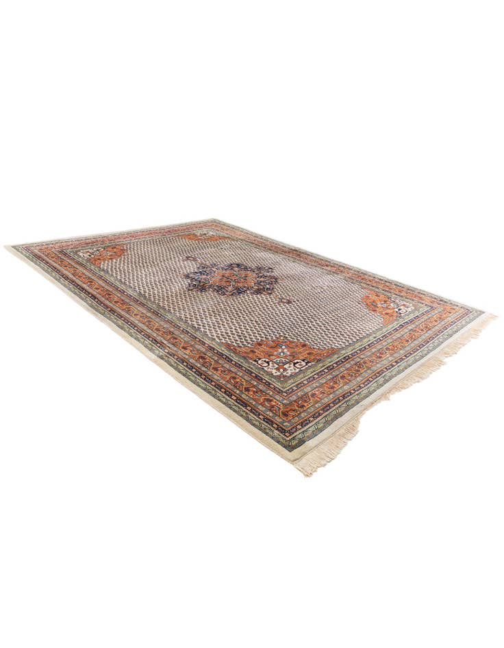 Detail image of  8' 8 x 11' 6  Hand Knotted Mir Wool Rug